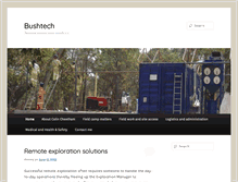 Tablet Screenshot of bushtech.com